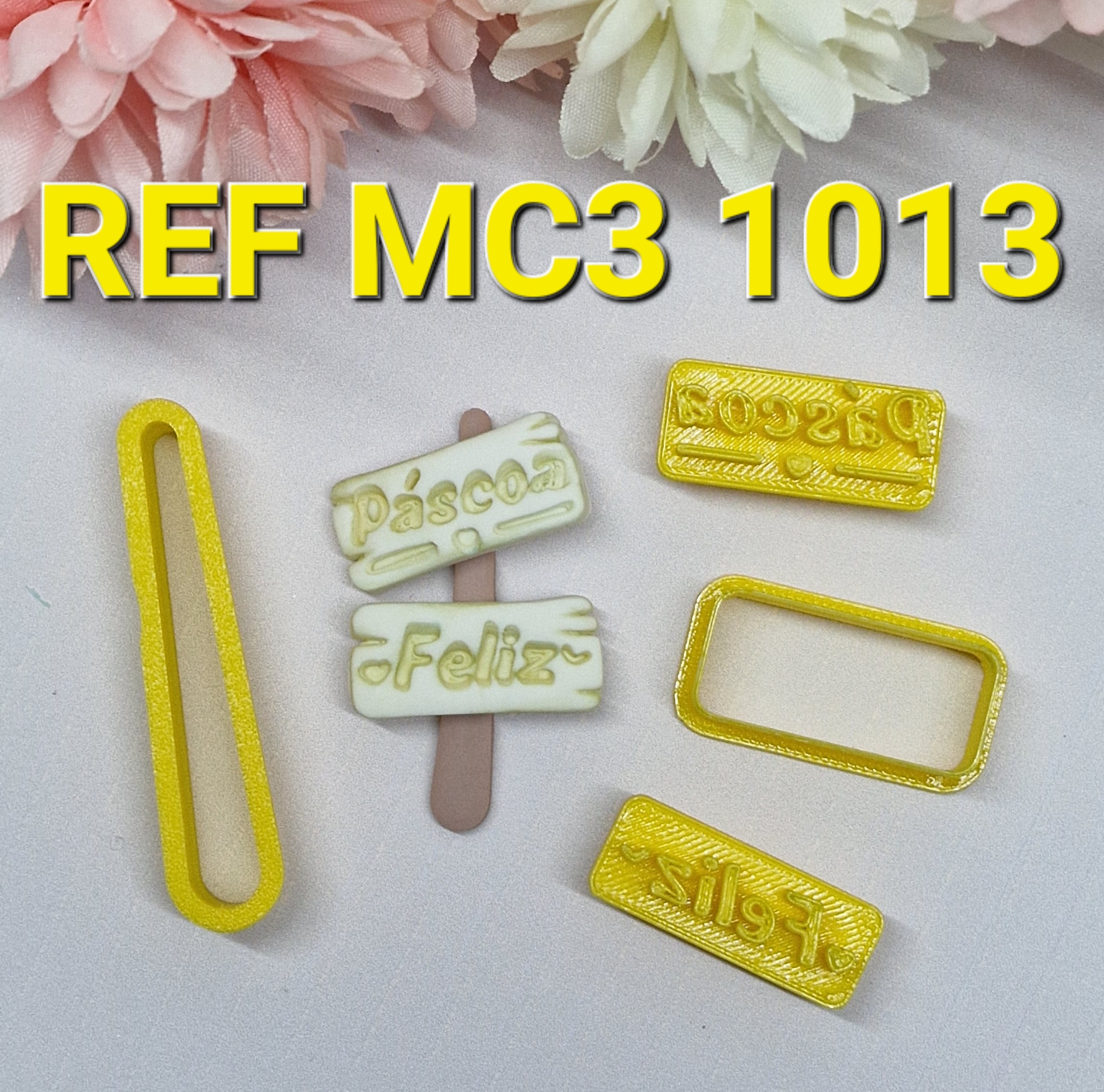 1013 Cortador Tabuleta Feliz Pascoa