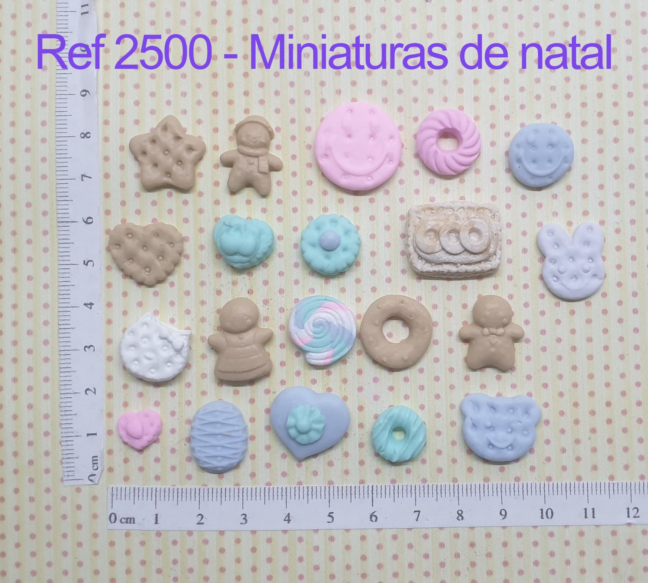 2500 Miniaturas de natal