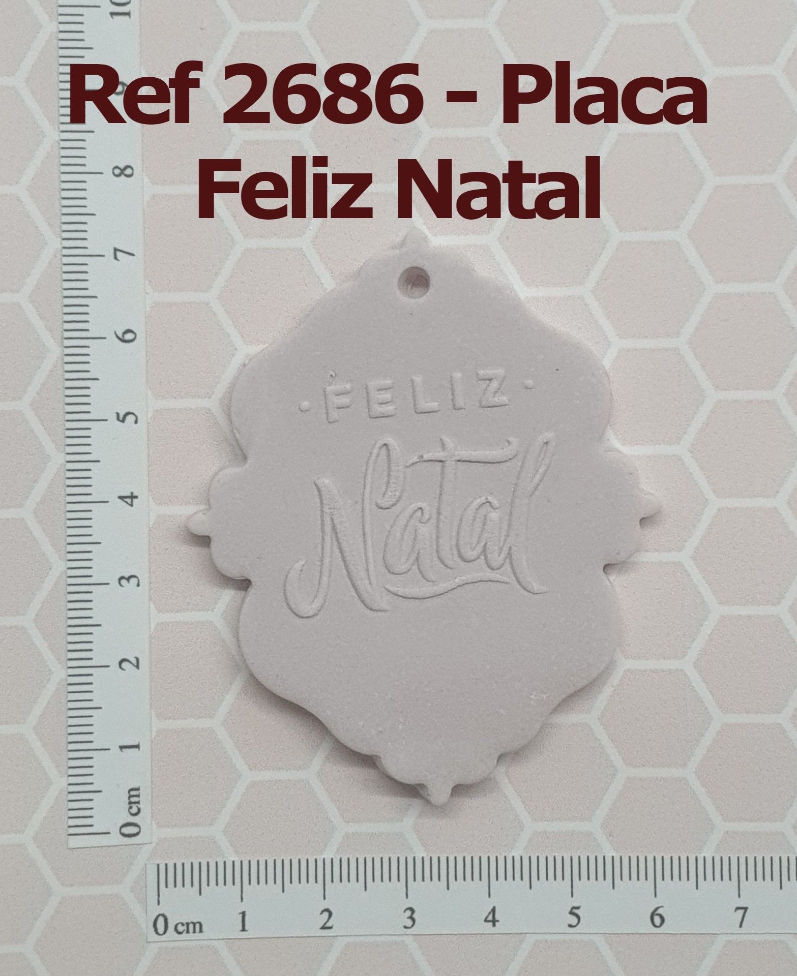 2686 Placa Feliz Natal
