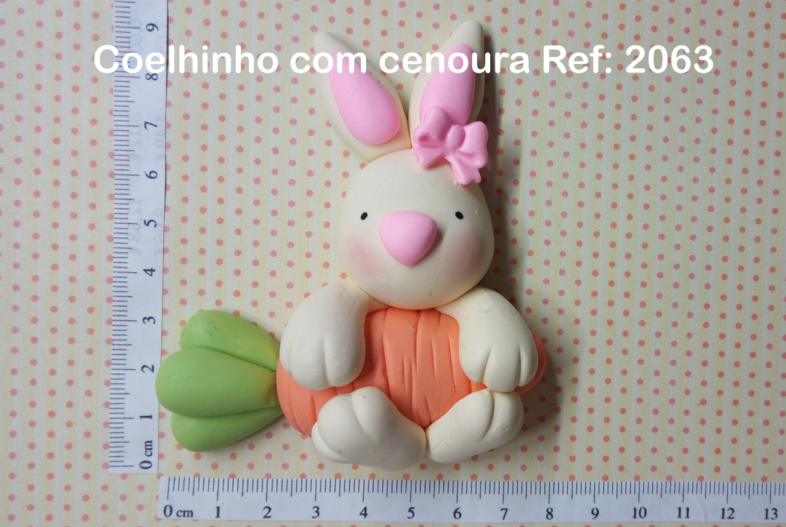 2063 Coelhinho com cenoura Pascoa