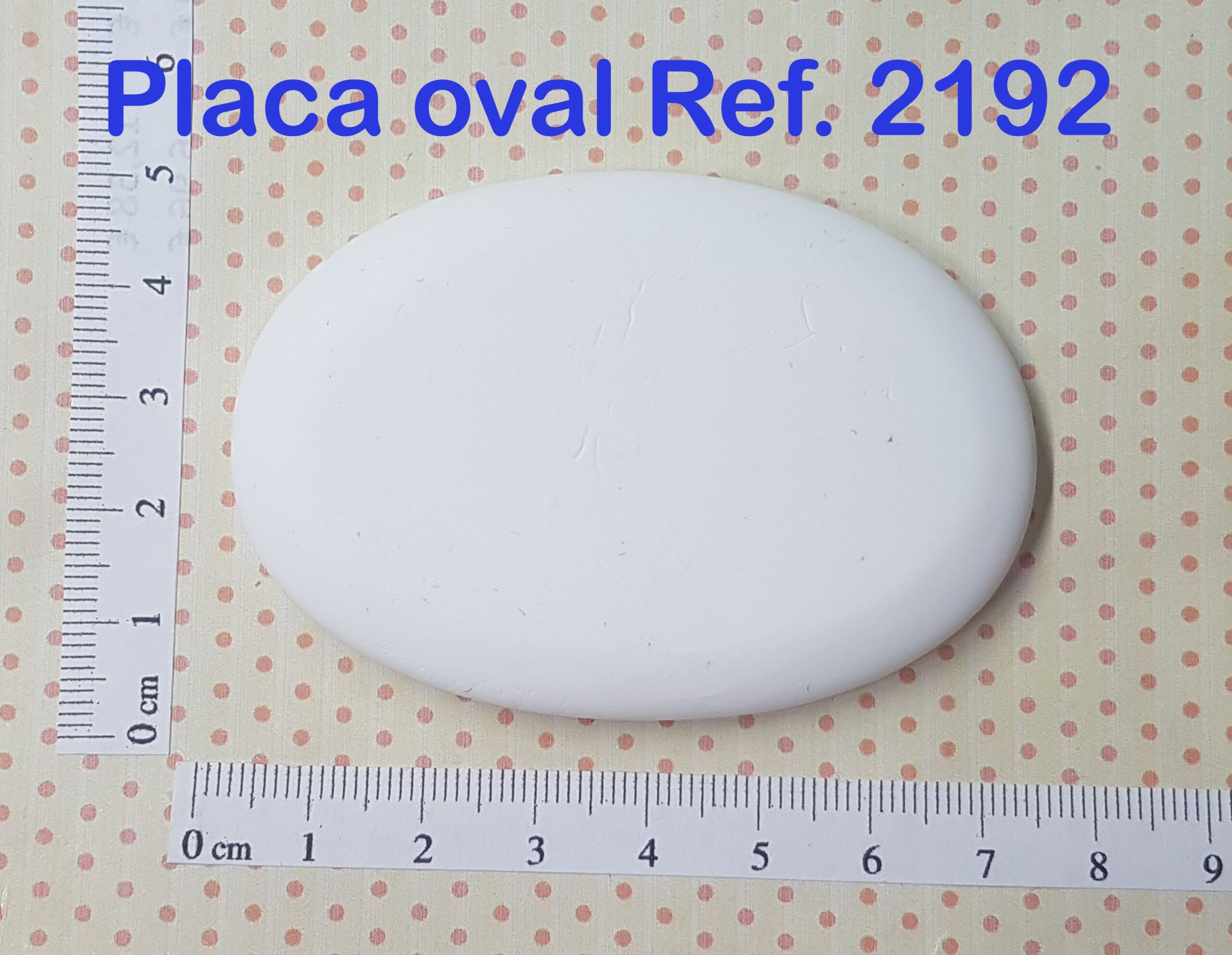 2192 Placa oval