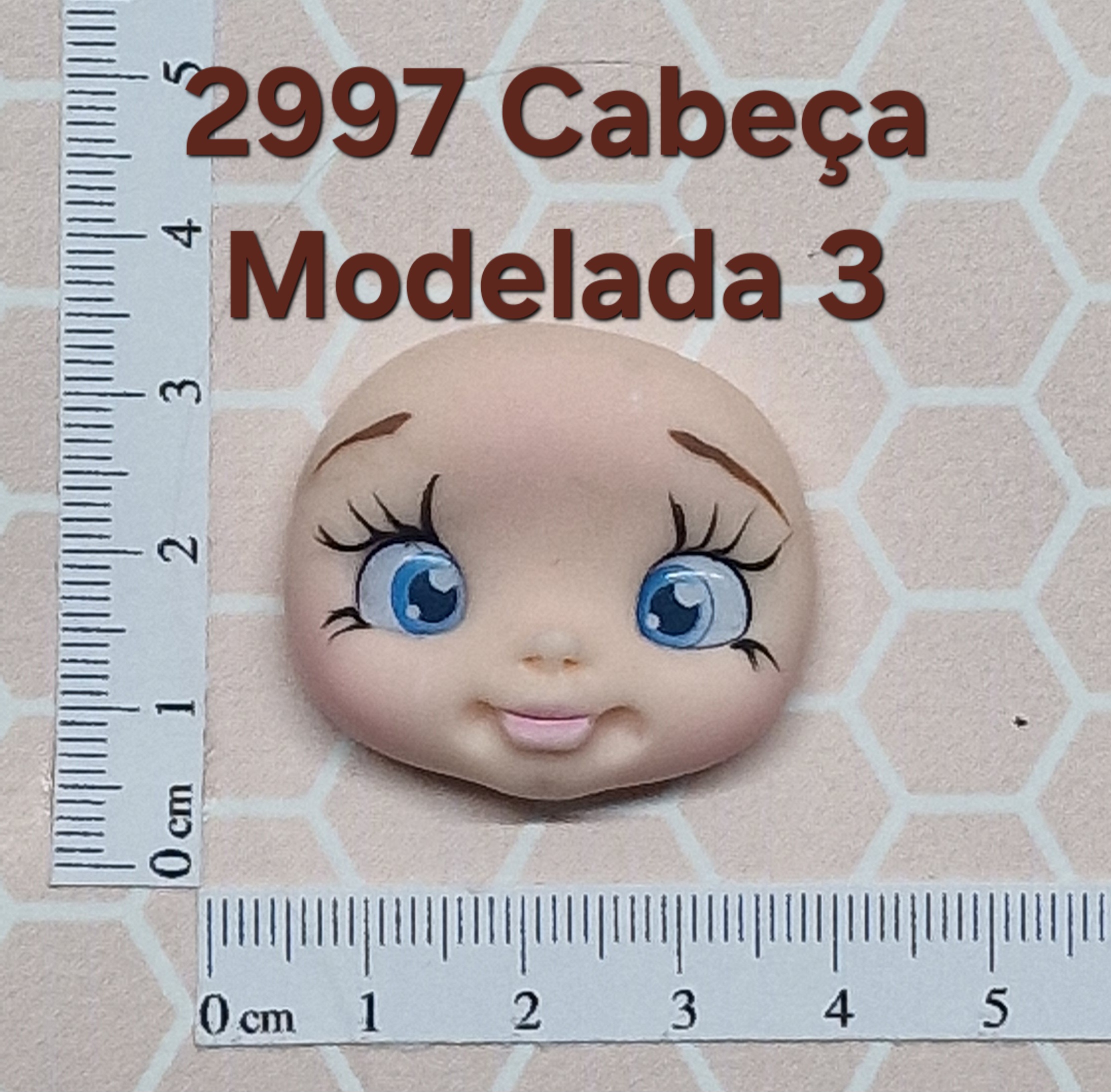 2997 Cabeça Modelada 3