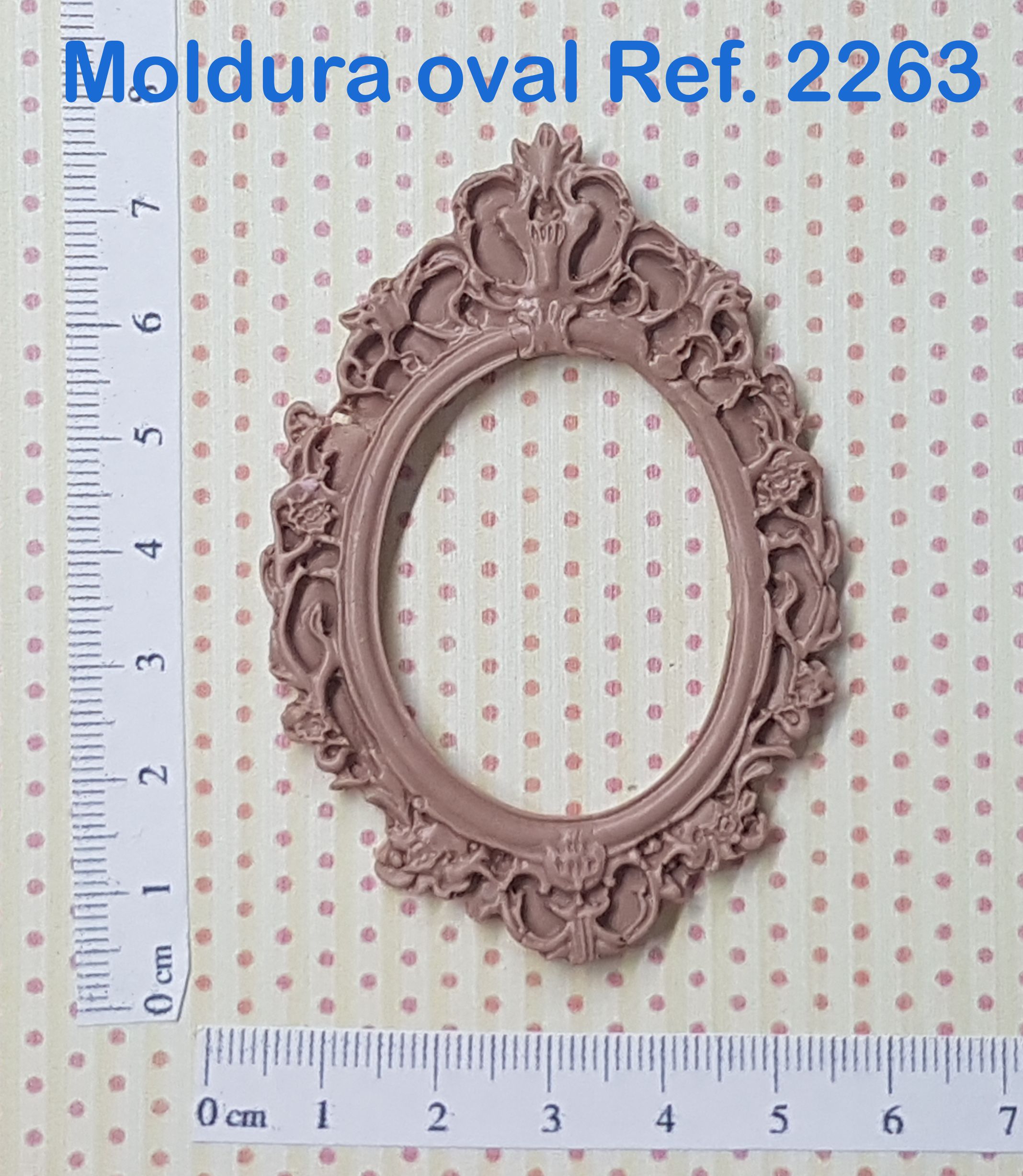 2263 Moldura oval