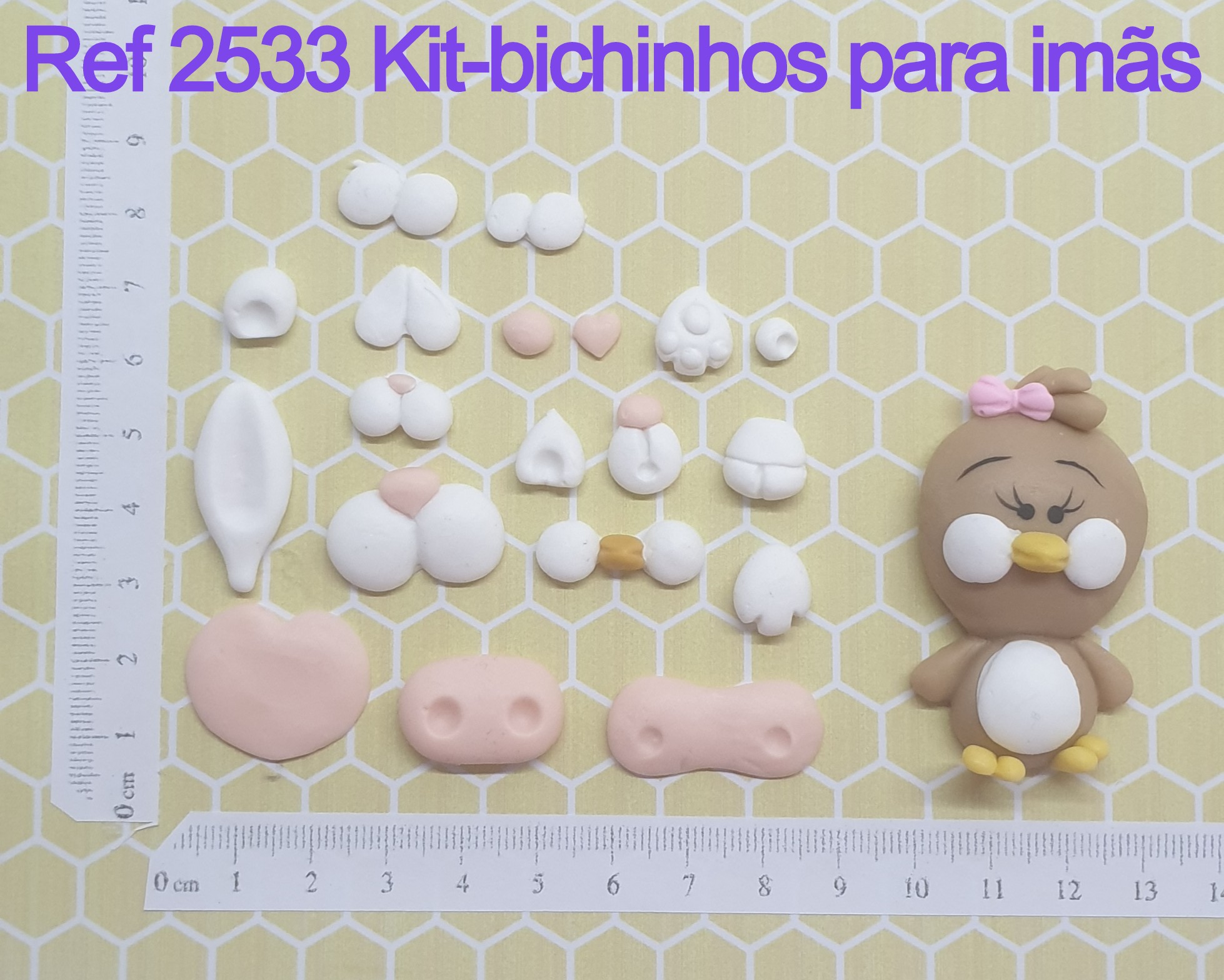 2533 Kit-bichinhos para imãs