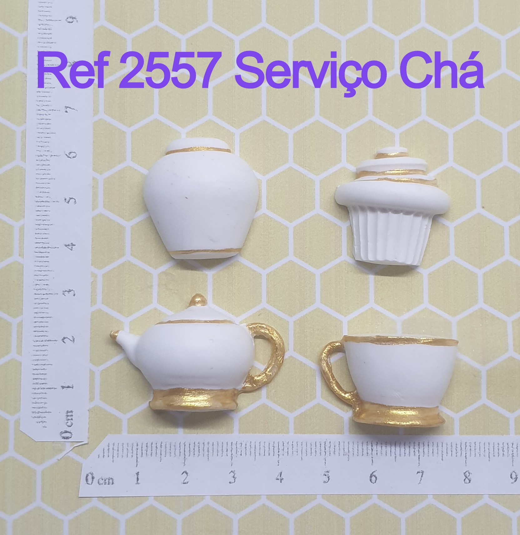 2557 Serviço Chá Bule chavena