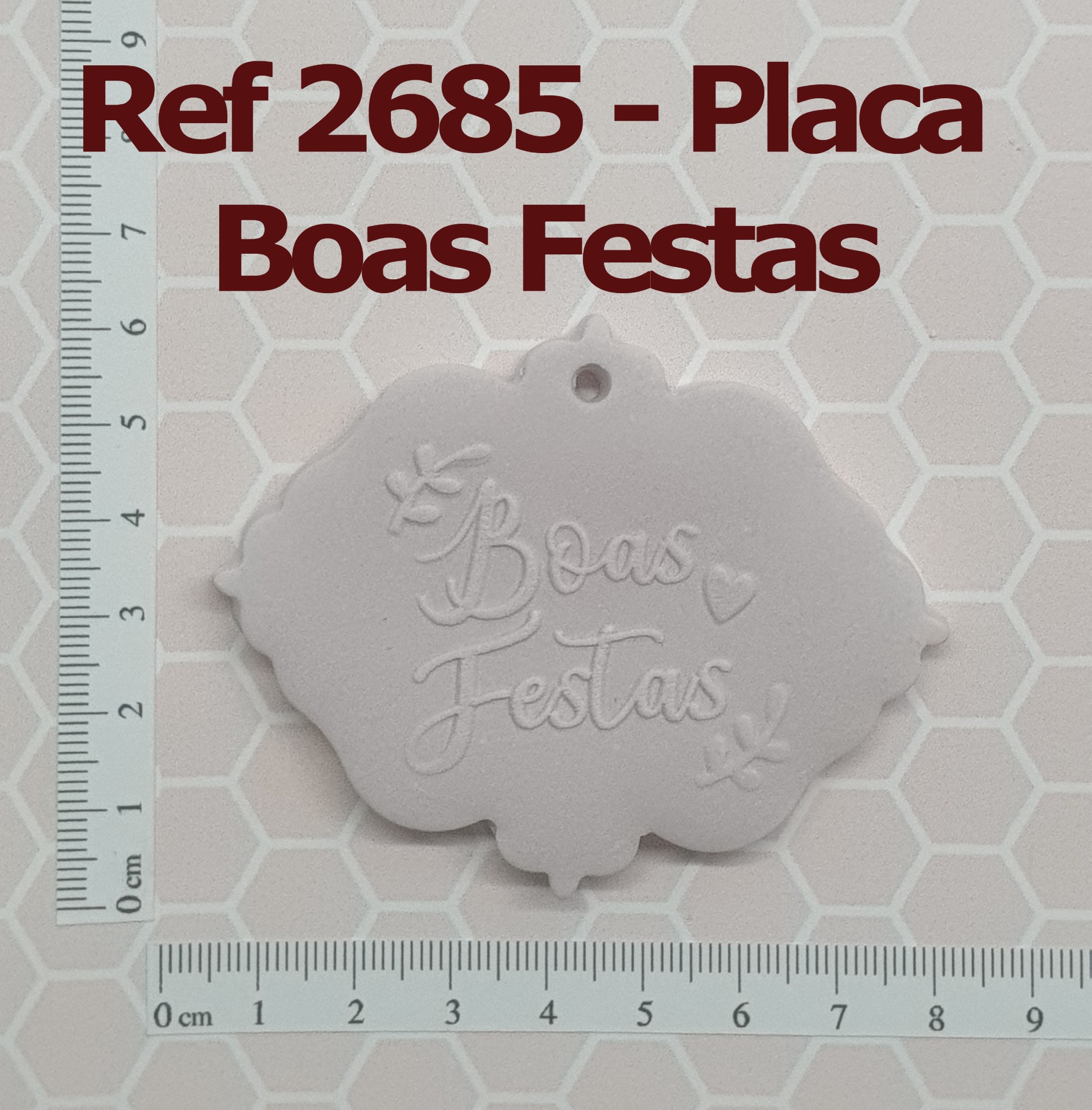 2685 Placa Boas Festas