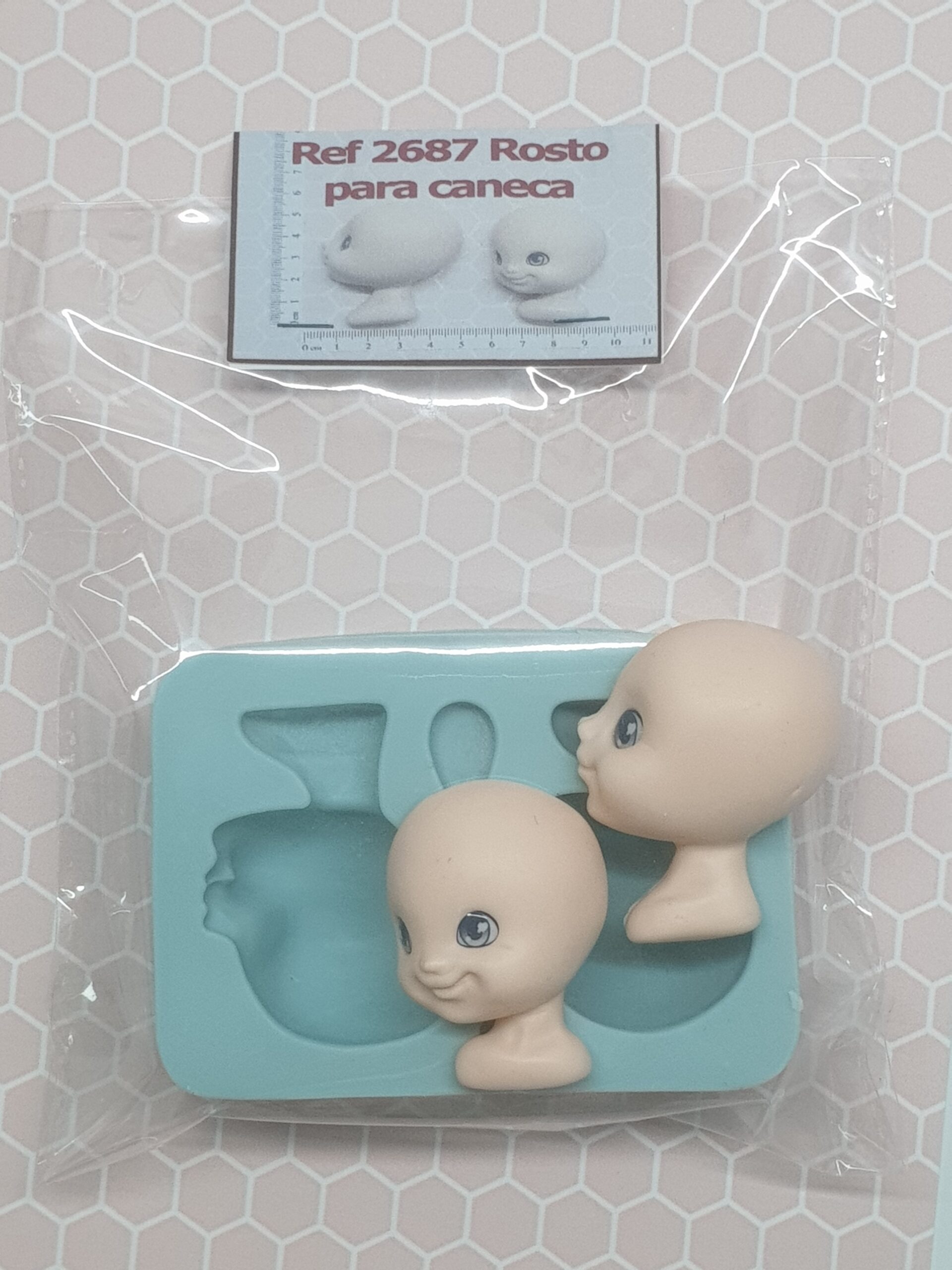 2687 Rosto para caneca Cabeça