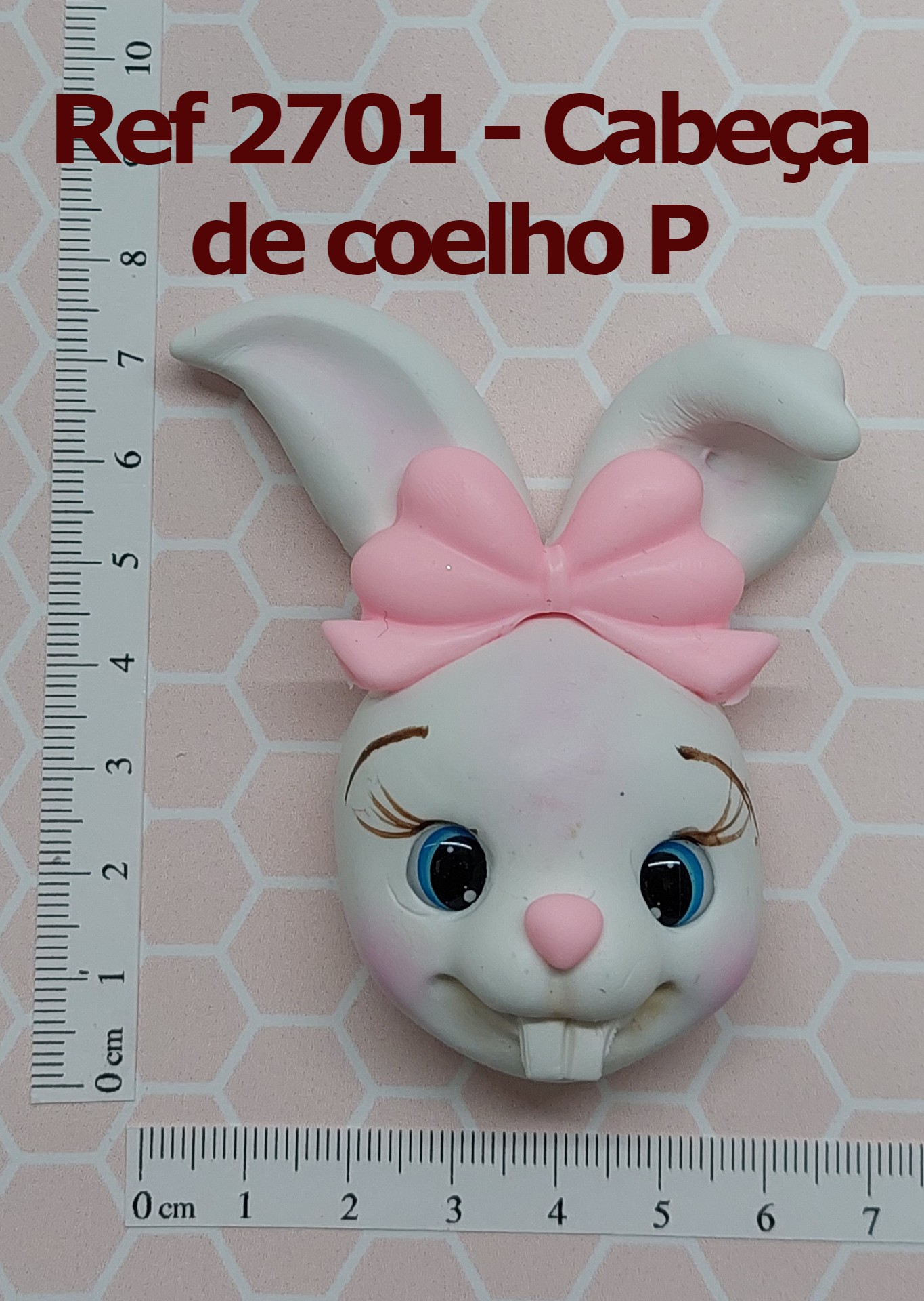 2701 Cabeça de coelho Pascoa