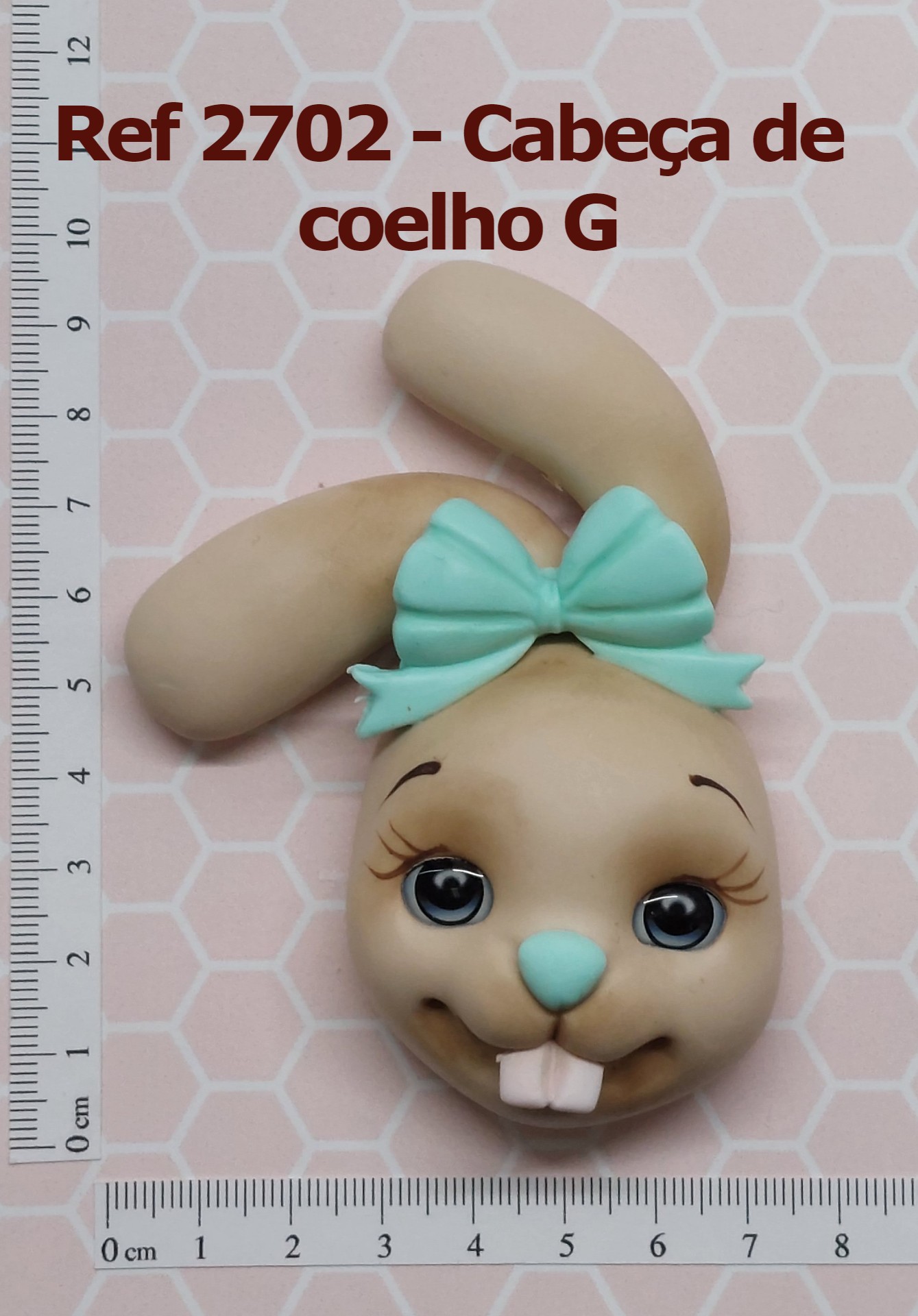 2702 Cabeça de coelho G Pascoa