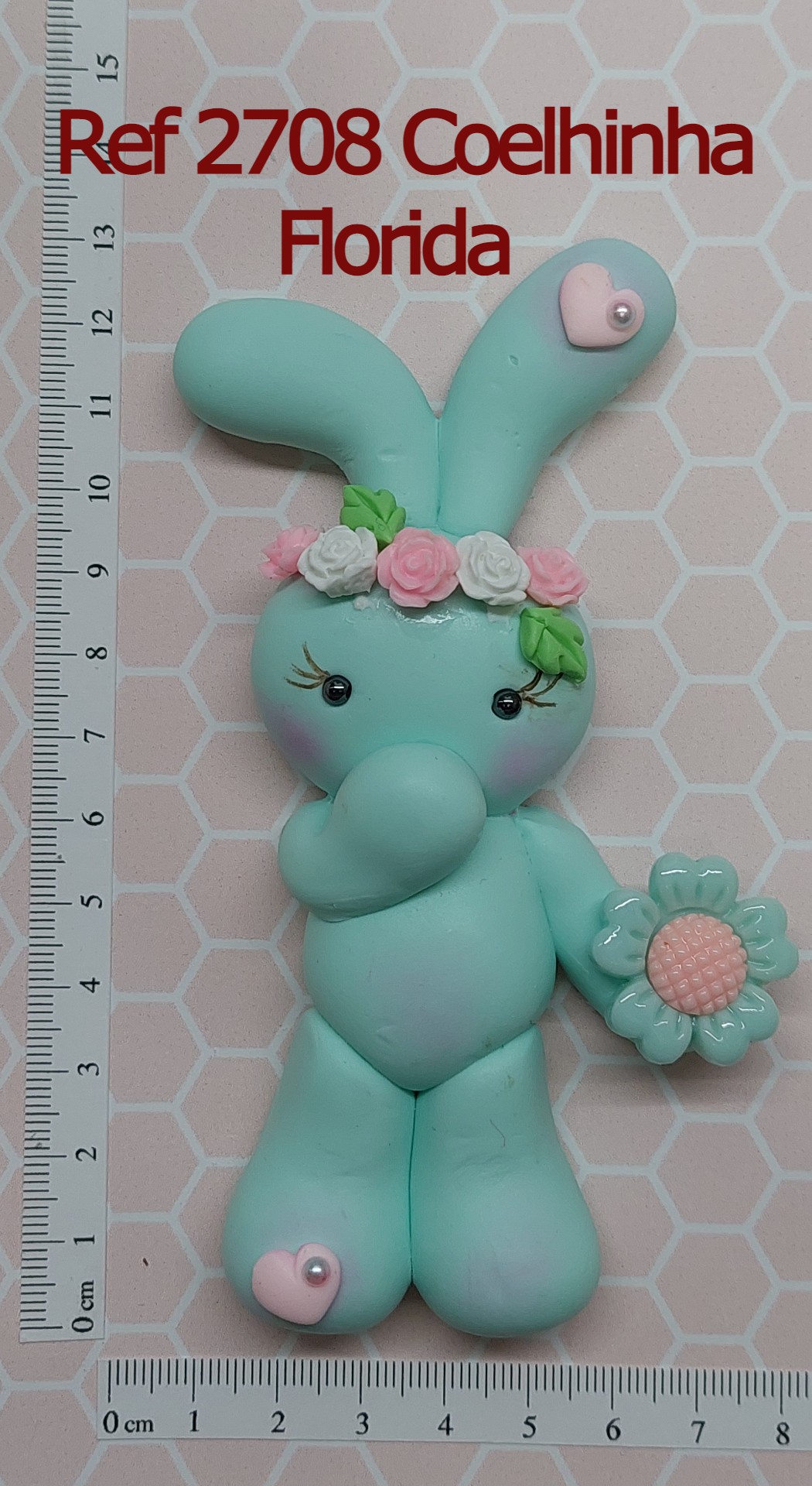 2708 Coelhinha Florida Pascoa