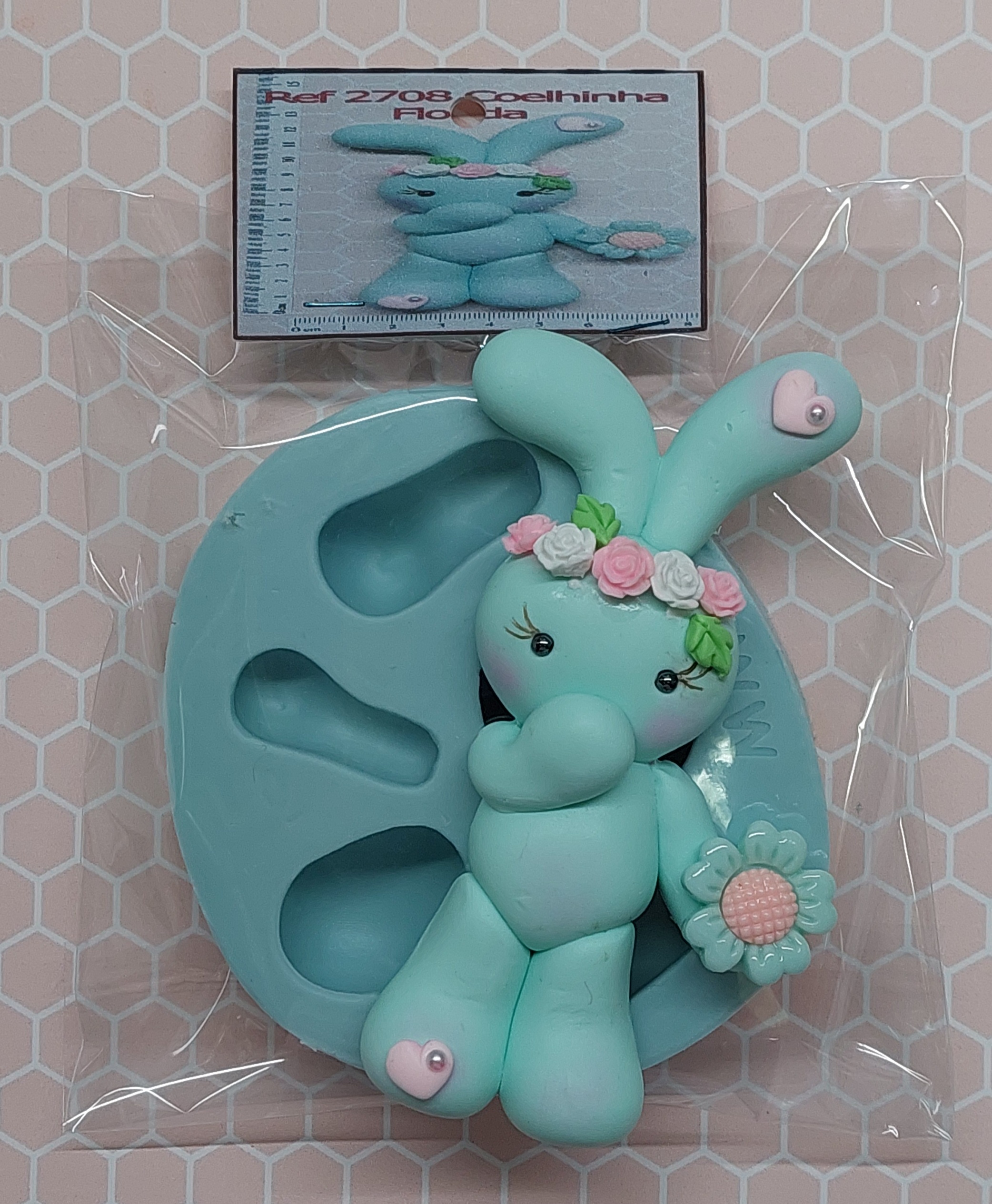 2708 Coelhinha Florida Pascoa