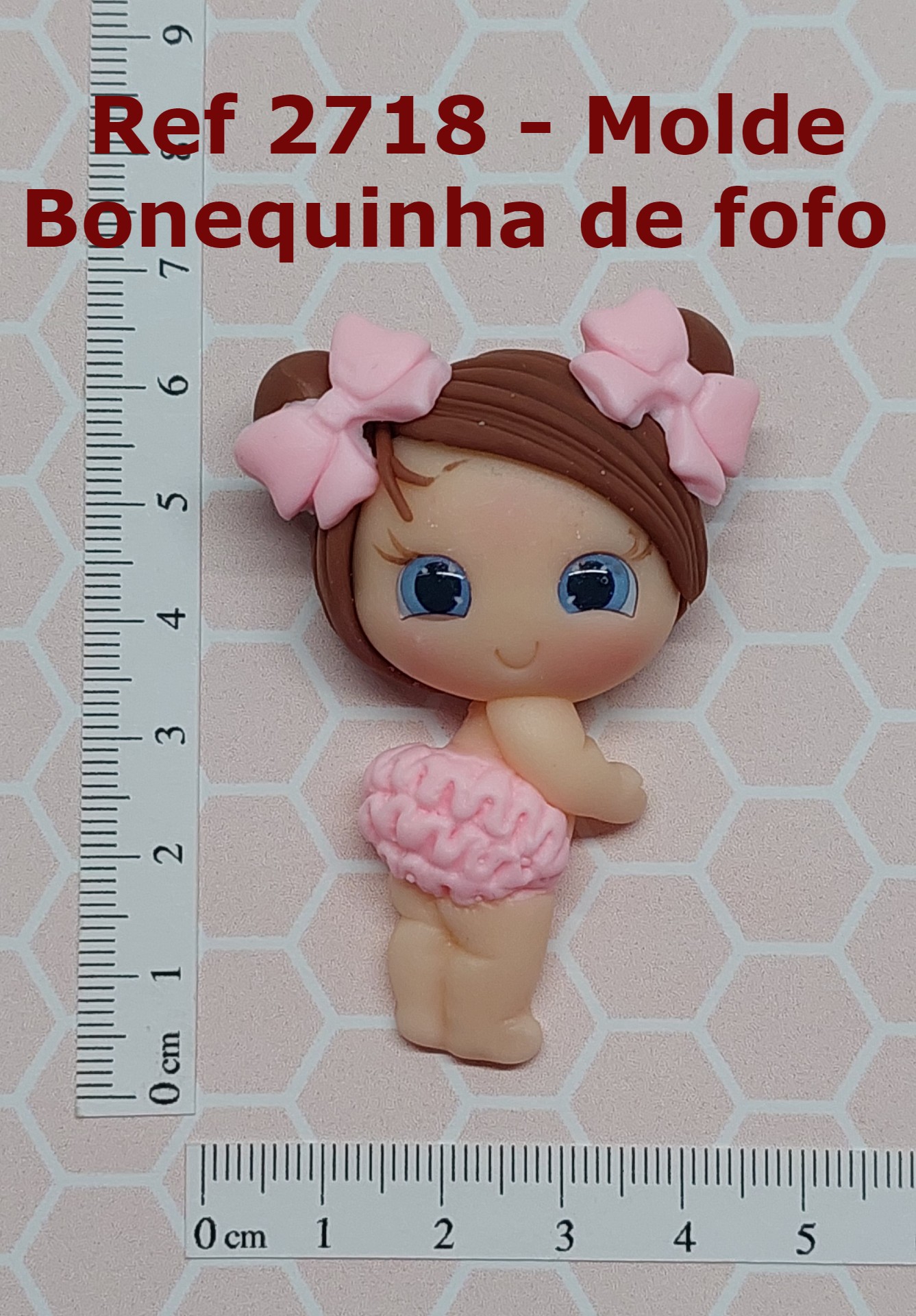 2718 Molde Bonequinha de fofo