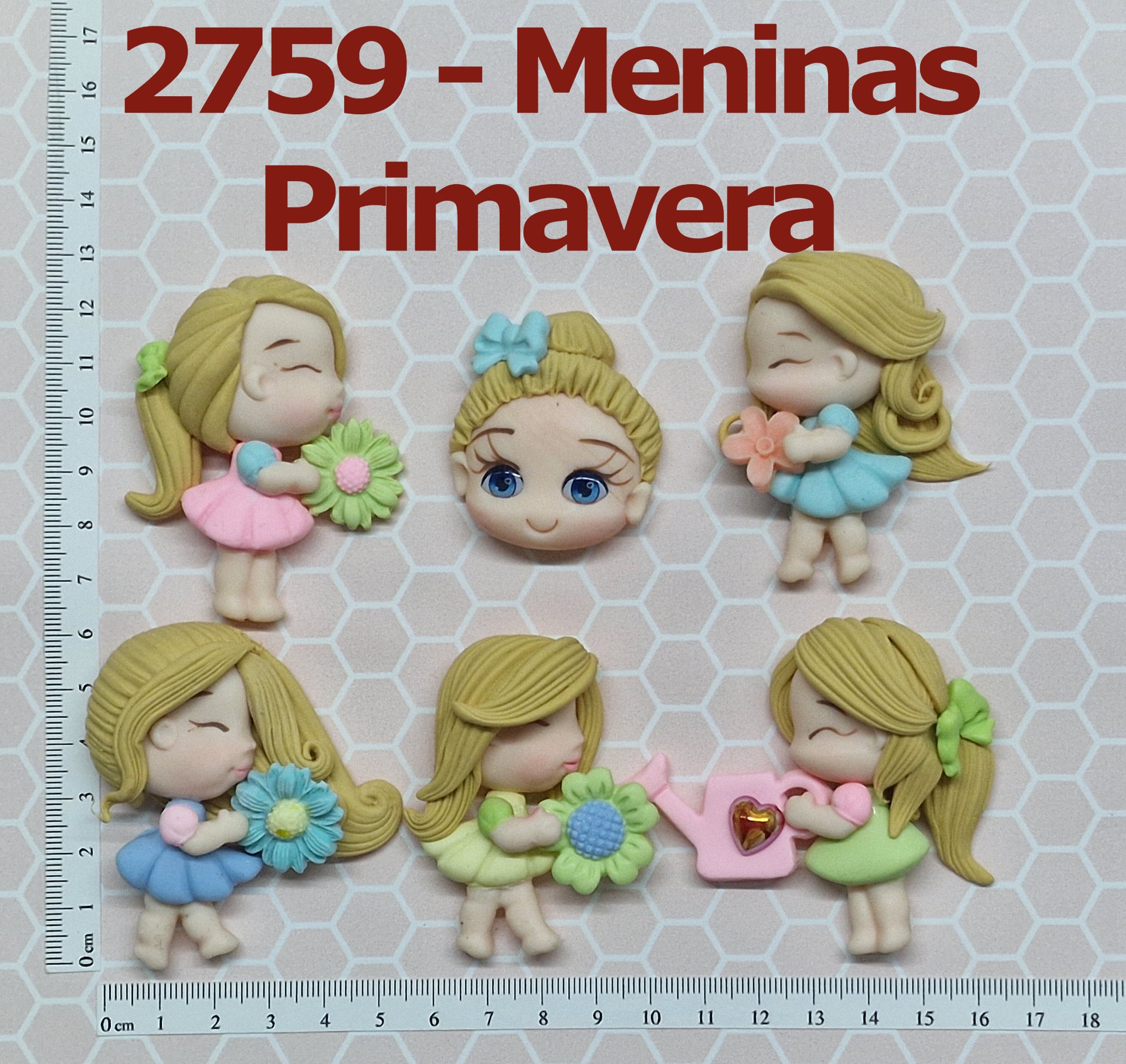2759 Meninas Primavera Pendentes